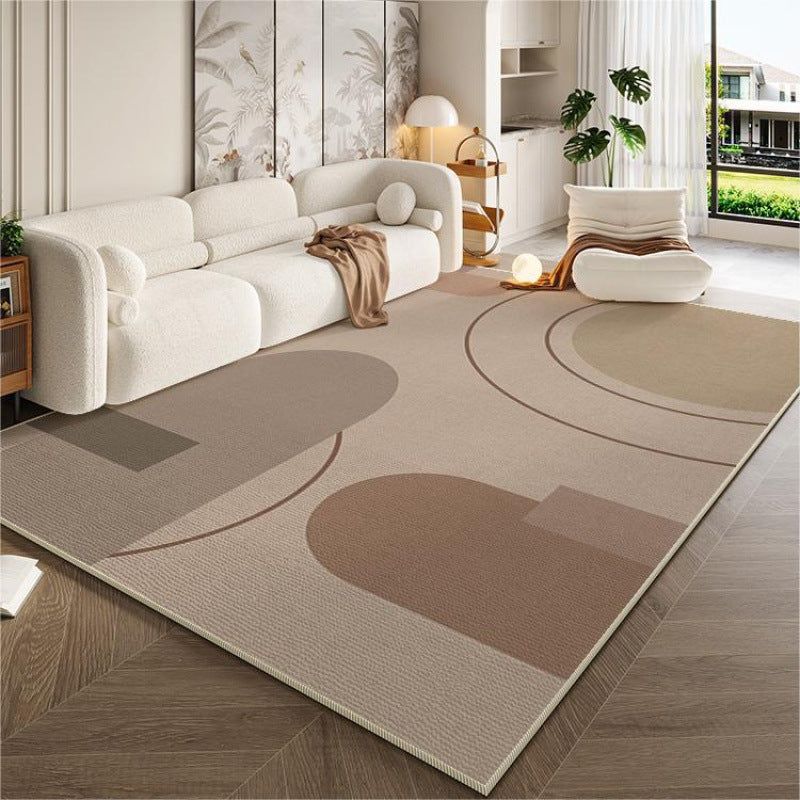 Cream style living room carpet accessible luxuryclassy sofa coffee table blanket for home non-slip carpet foot pad bedroom bedside blanket