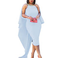 fashion source fashion african fashionpure color beading backless silm long tail fashiondress big sale