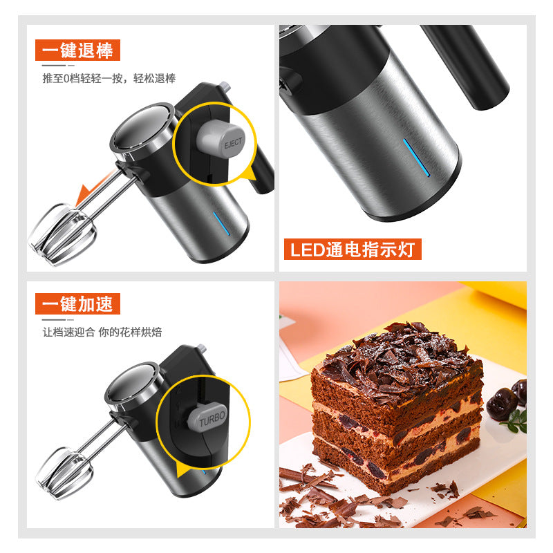 2025 electric hand mixer - perfect for whipping cream, frothing milk, and baking cakes - handheld egg beater for home use