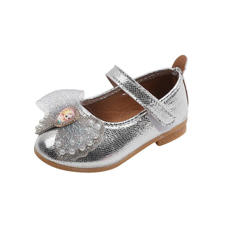 Girls' single shoes princess shoes summer new children's single shoes spring and autumn girls' shoes soft sole small dress shoes summer