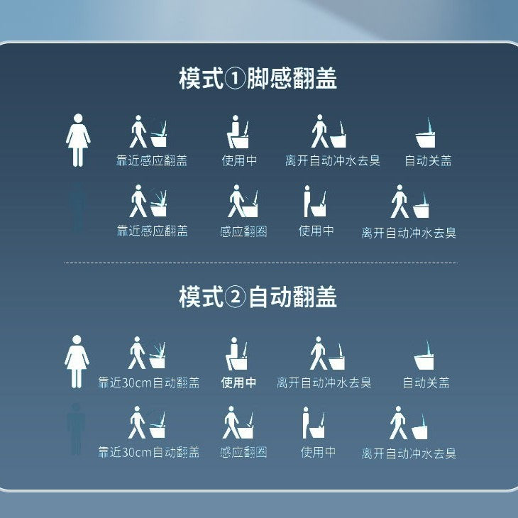 Smart toilet Fully automatic integrated without water pressure limit Multifunctional siphon seat heating toilet customization