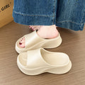 2026 new platform sandals for women, 8cm height increasing, summer outdoor wear, fashionable and versatile, popular trending high heel mules