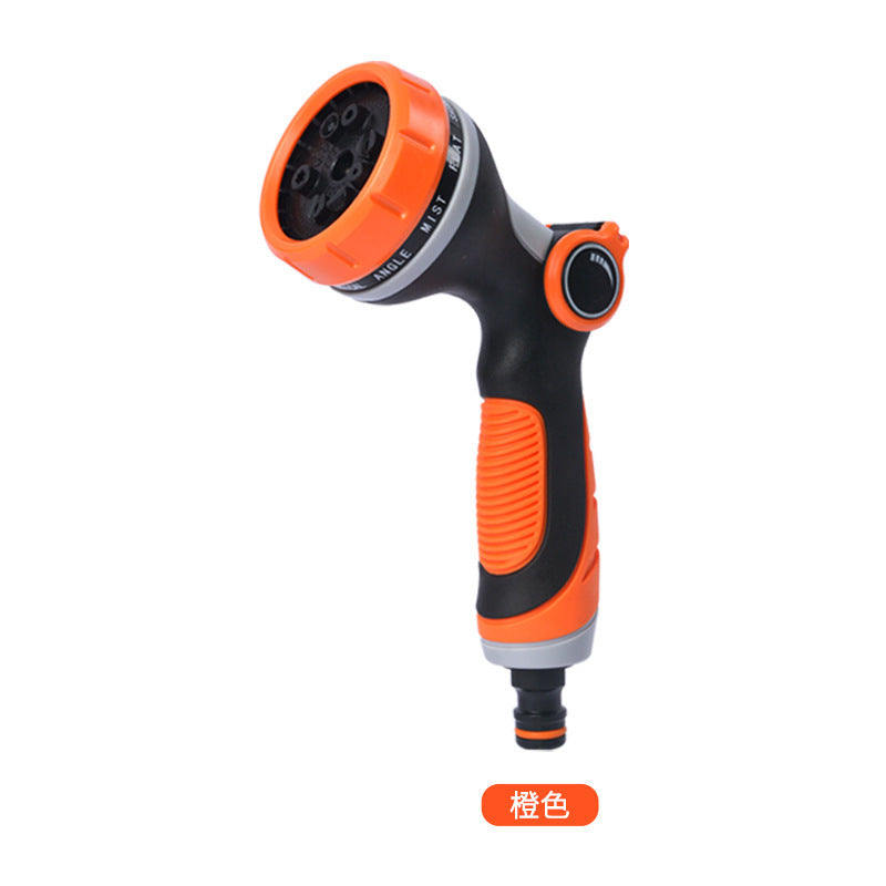 10 functions Garden watering water gun Garden watering artifact Vegetable watering sprinkler ABS glue car wash water gun