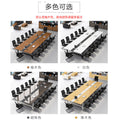 Saint-li conference table - modern minimalist rectangular table for meeting rooms, negotiation, and training - desk and chair set office furniture