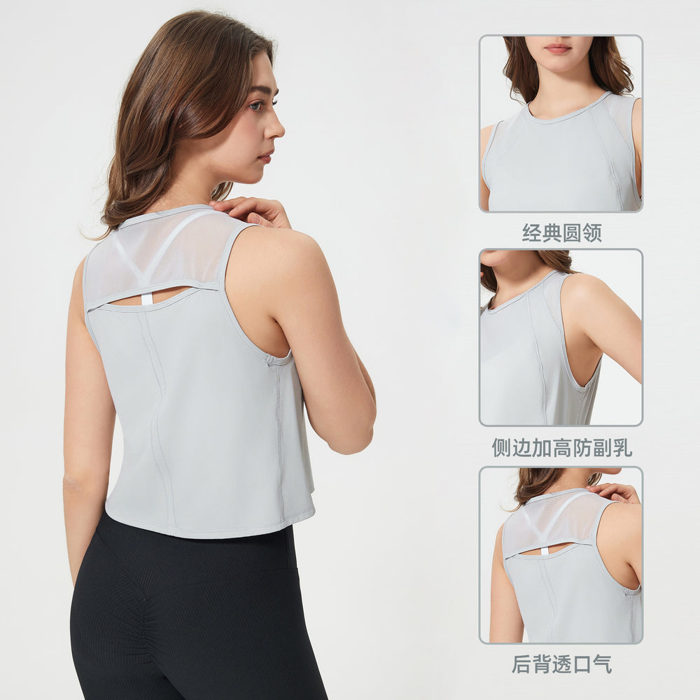 new sleeveless crop top - sexy cutout design, quick-dry, breathable, activewear & yoga top (dt050)