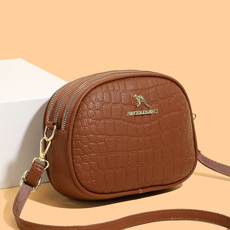 High-end fashion bag for women new arrival2026 coin purse crossbody bag cross-border women's bag spring and summer pure color small square bag