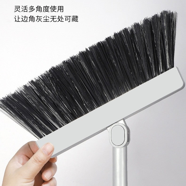 New 3-in-1 multi-functional broom, dustpan, and floor brush set - durable broom with soft bristles, hair-resistant design