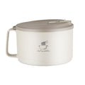Student instant noodle bowl 304 stainless steel dormitory lunch box large capacity drainable round rice instant noodle bowl gift