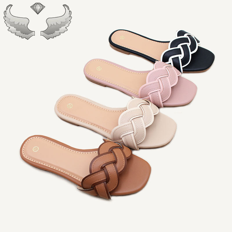 Belize  wholesale casual slippers flat-bottomed comfortable women's sandals craft shoes Ladies slippers