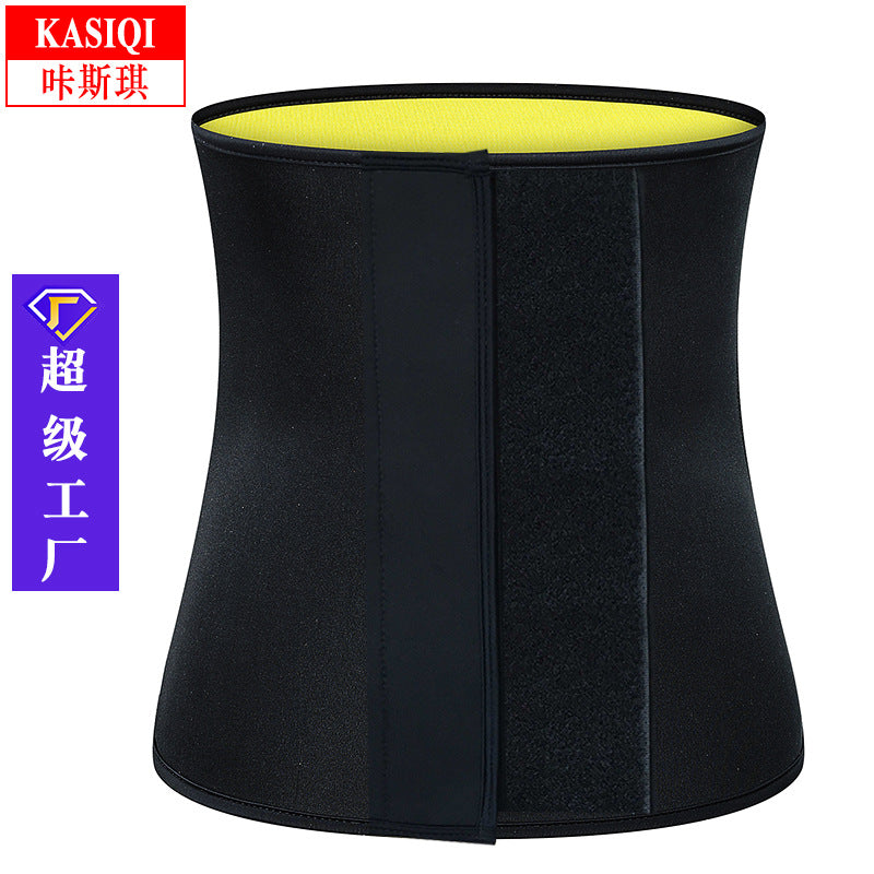 European and american style waist trainer - sweat-inducing shapewear belt for postpartum recovery - neoprene waist cincher