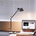 Nordic long-arm table lamp office desk reading study hotel b&b telescopic foldable rocker straw hat table lamp