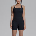 New nude feel racerback compression workout set - high waist, butt-lifting pilates & yoga activewear set