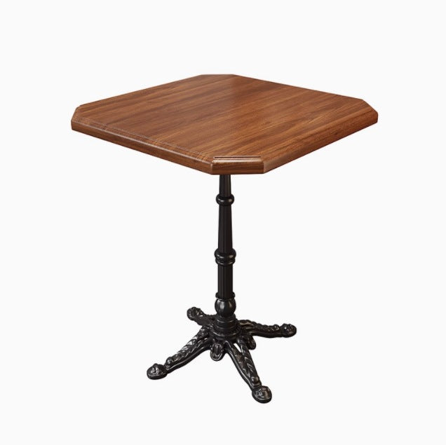 Customized retro cafe table and chair combination Japanese oak baking cake milk tea shop dessert shop western restaurant table and chair