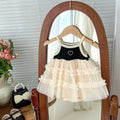 Summer lightweight baby clothes - girls' romper with straps - princess style mesh summer lightweight baby clothes - girls' romper with straps