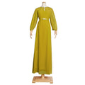 export women's chiffon maxi dress - african style, loose fit, plus size -
