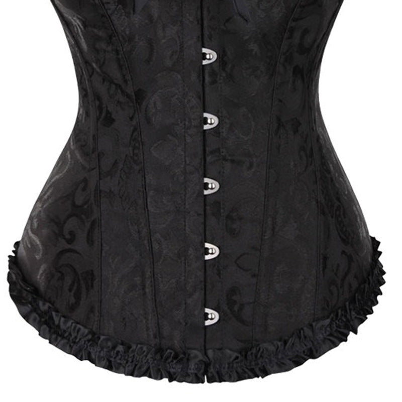 Palace cross-border shapewear push-up corset bridal dress sexy jacquard waist and belly vest fashion corset