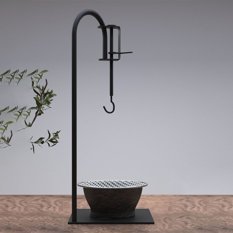 Free hook tea pot hook desktop tea ceremony desktop adjustable japanese for home hook stove tea accessories