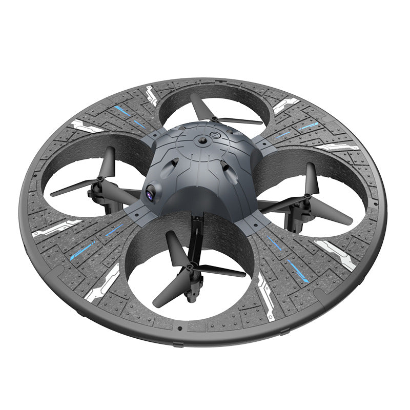 S163 intelligent obstacle avoidance flying toy foam ufo kids remote control airplane hd drone light-up multirotor