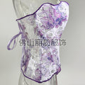 European and american court style hollow-out lace mesh corset bustier - breathable mesh sexy shaping top