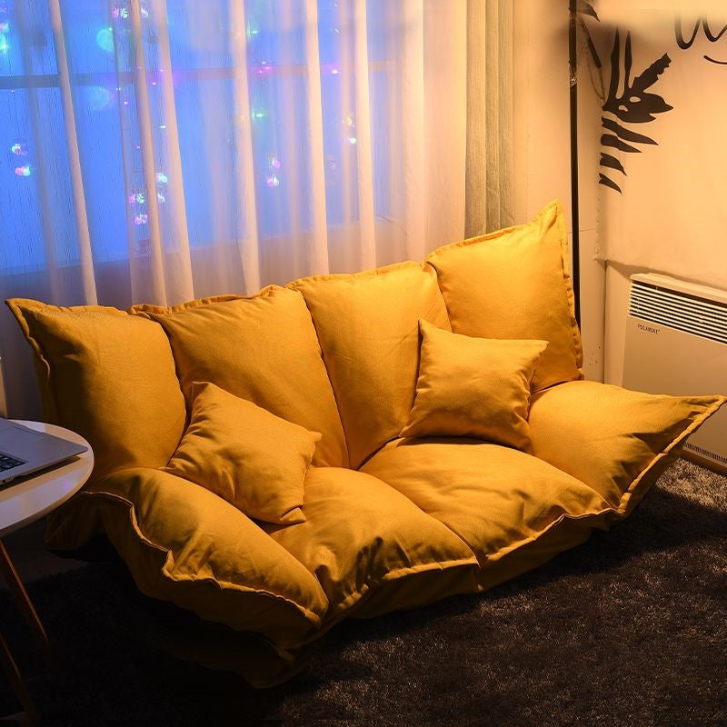 Lazy sofa popular tatami floor bedroom single and double small apartment foldable rental room japanese style bed dual-use