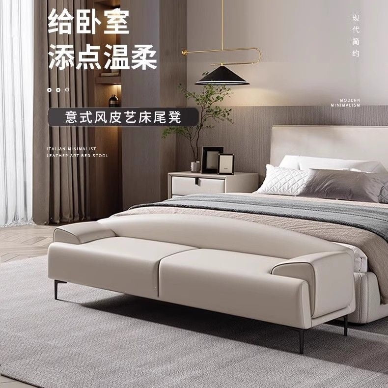 Scandinavianaccessible luxury style bedside sofa shoe changing stool for home bench bench entry bedroom bed end stool cloakroom sofa stool