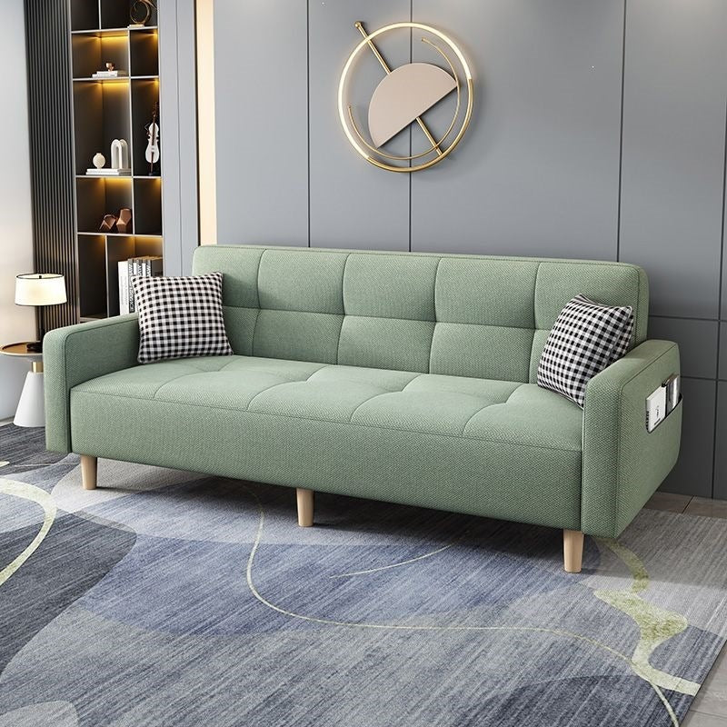 Folding sofa bed - new  model for small living rooms, apartments, and rental properties - 2-in-1 design