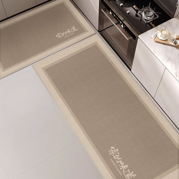 For homekitchen floor mat non-slip oil-proof wipeable no-wash for home stain-resistant waterproof door mat absorbent floor mat