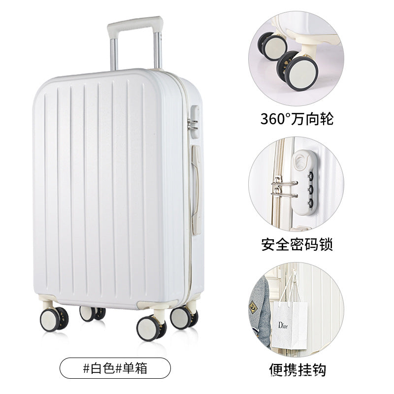 Multifunctional suitcase trolley case Korean version universal wheel mother case girls high value password zipper case men boarding