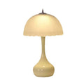 Creamy yellow decorative table lamp for kids' room - bright glass bedroom bedside e27 lamp for girls' bedroom