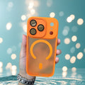 Yadun skin-feeling frosted magnetic suction suitable for apple 17pro mobile phone case iphone16/15 lens film anti-fall sheath