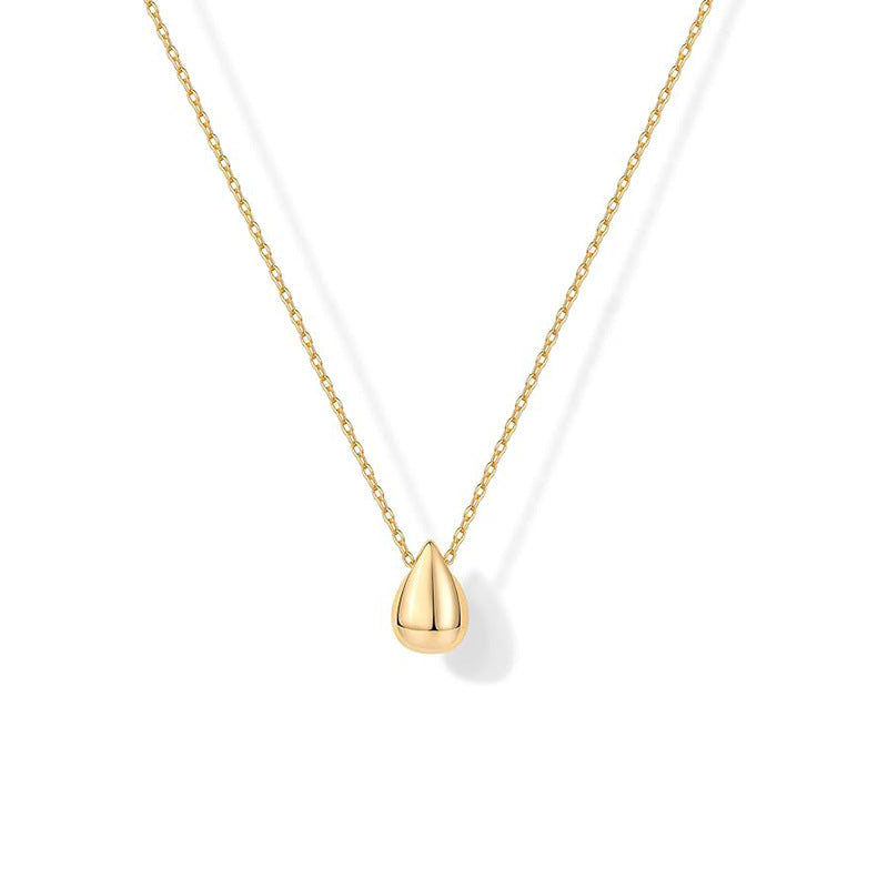 Amazon niche stylefashion necklace classy exquisite water drop pendant type women's elegant clavicle chain jewelry wholesale