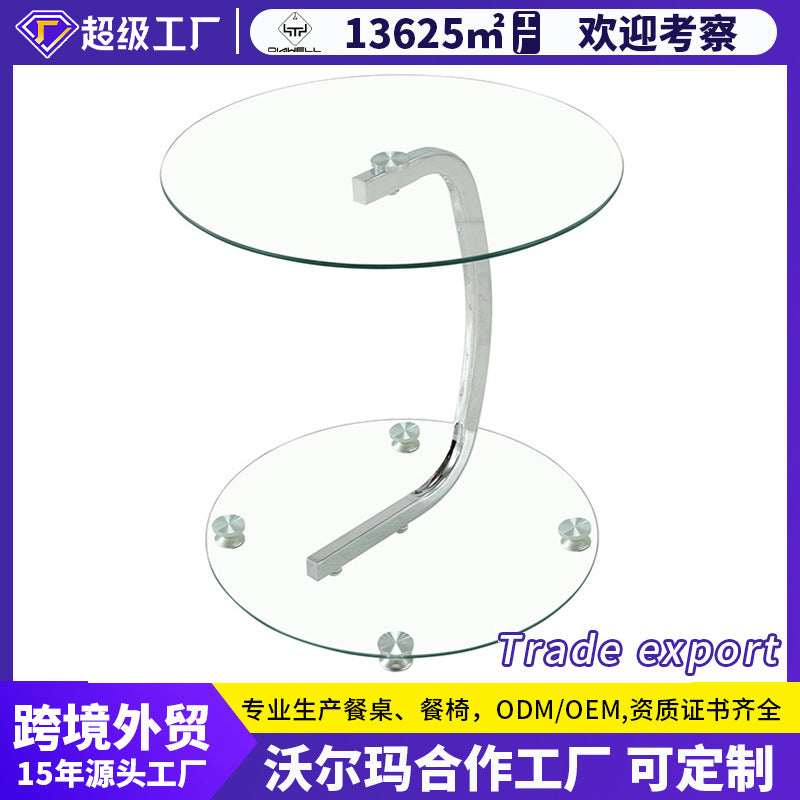 Glass coffee table tempered glass coffee table accessible luxuryclassy coffee table casual transparent side table