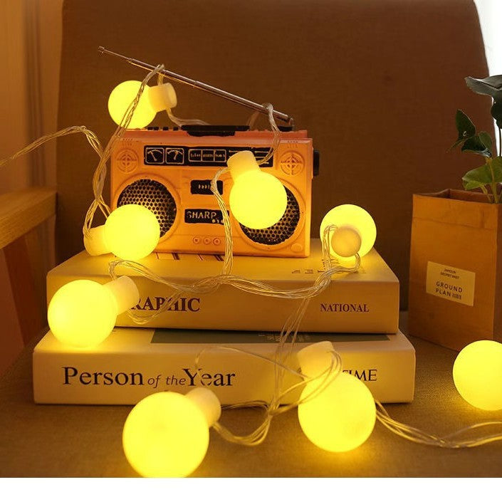 Cross-border LEDG50 solar ball lights flashing Christmas lights holiday wedding layout outdoor lighting decorative lights