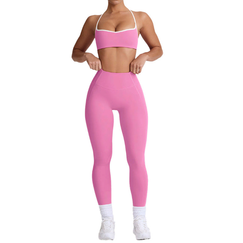 high waist hip lifting yoga shorts slimming look tight suspender beautiful back running sports intimates yoga suit for women