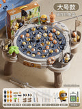 [upgraded large size - with legs] star alliance bear lighthouse fishing plate [45 fish 6 scenes 4 boats 4 flags 10 fishing rods 1 star alliance bear] - rechargeable version