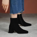 Women's ankle boots - new spring/autumn 2025 collection: chunky heel, pointed toe, mid-heel, suede, versatile boots