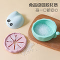 hot-selling new arrival baby leak-proof snack bowl kids anti-spill food supplement bowl baby food-grade silicone tableware