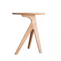 Scandinavianretro solid wood side table for home living room round small coffee table casual modern creative round table corner table ins style