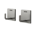 304 stainless steel adhesive hooks - heavy duty, punch-free, wall-mounted towel hooks for bathroom, kitchen, and door backs