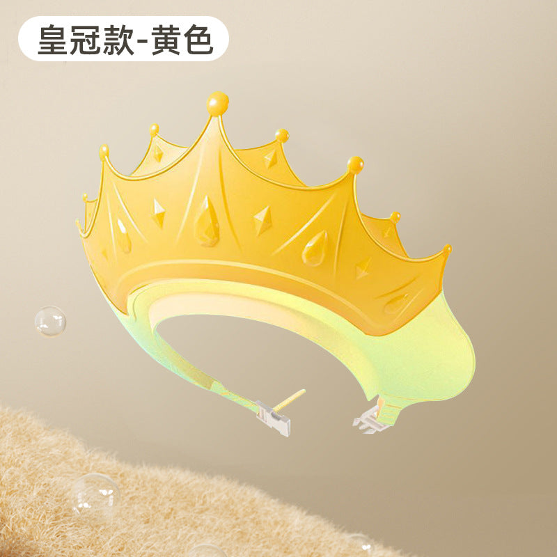 Baby hair washing cape - waterproof silicone ear protection - kids shampoo cap - infant bath visor - child water block shampoo hat