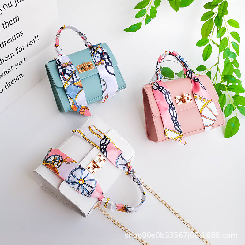 Silk scarf portable small square bag 2021women handbags South East Asia  small bag wholesale women's shoulder bag