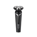 Led digital display smart magnetic triple-blade electric shaver - fully washable, usb rechargeable, wholesale portable razor