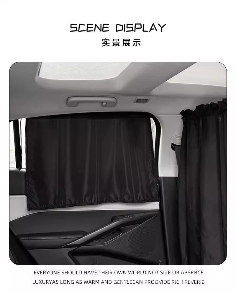 Wholesale front and rear partition curtains for cars - interior car accessories - middle car seat privacy anti-peeping curtain - sunshade