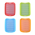Large 6-piece silicone sausage mold with lid, ham sausage box, hot dog mold, crisper box, diy baking sausage box shape