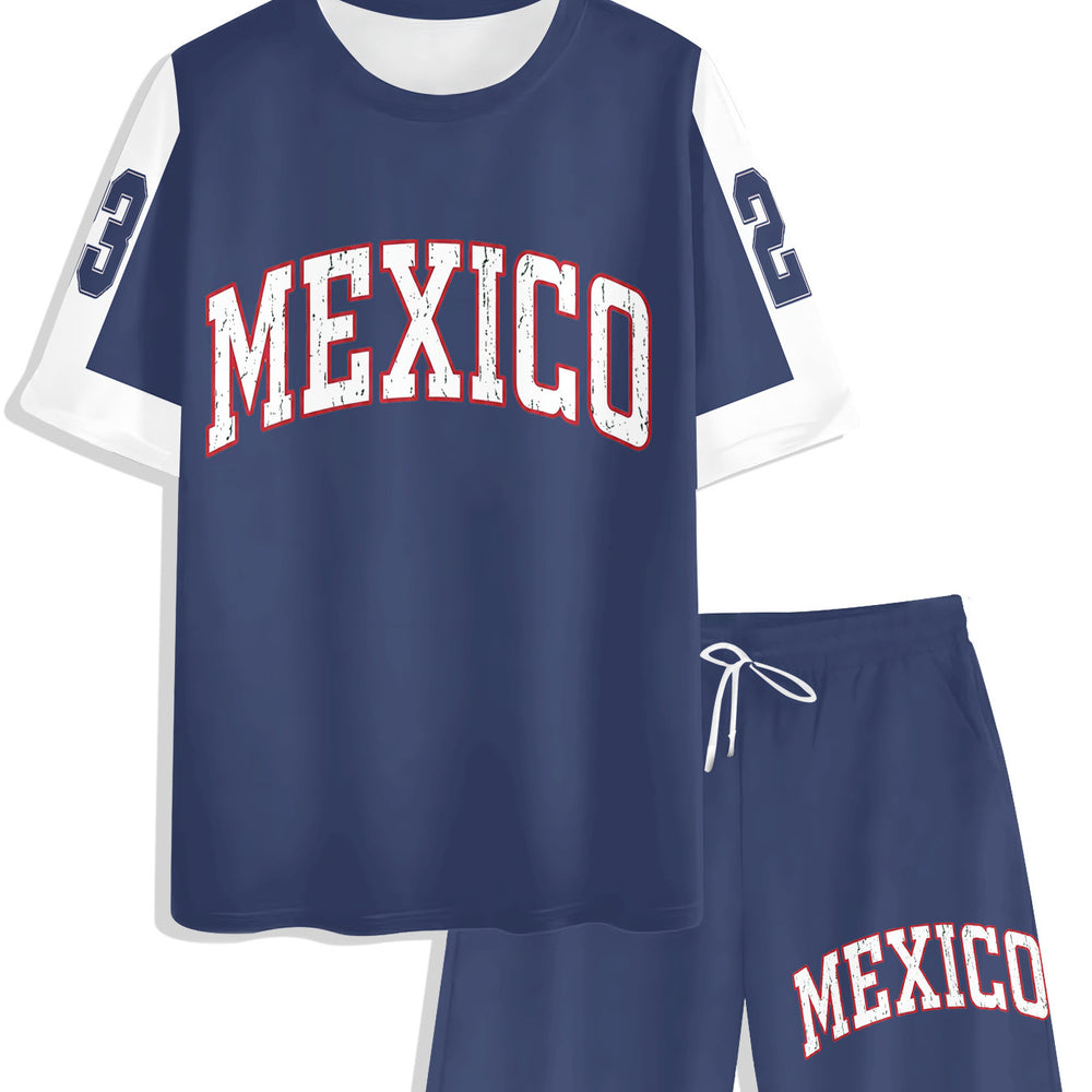 Men's casual tracksuit set, featuring a "32" number print, a popular cross-border european and american style