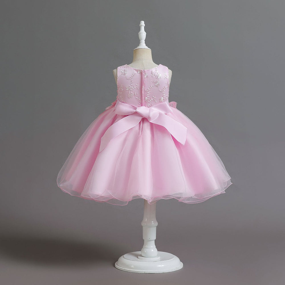 New arrival: girls' formal dress - 3d floral princess gown for girls, elegant and grand style, perfect for proms and performances