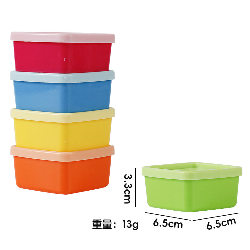 plastic seasoning box sealed crisper box small box storage box kitchen seasoning jar portable snack packaging box