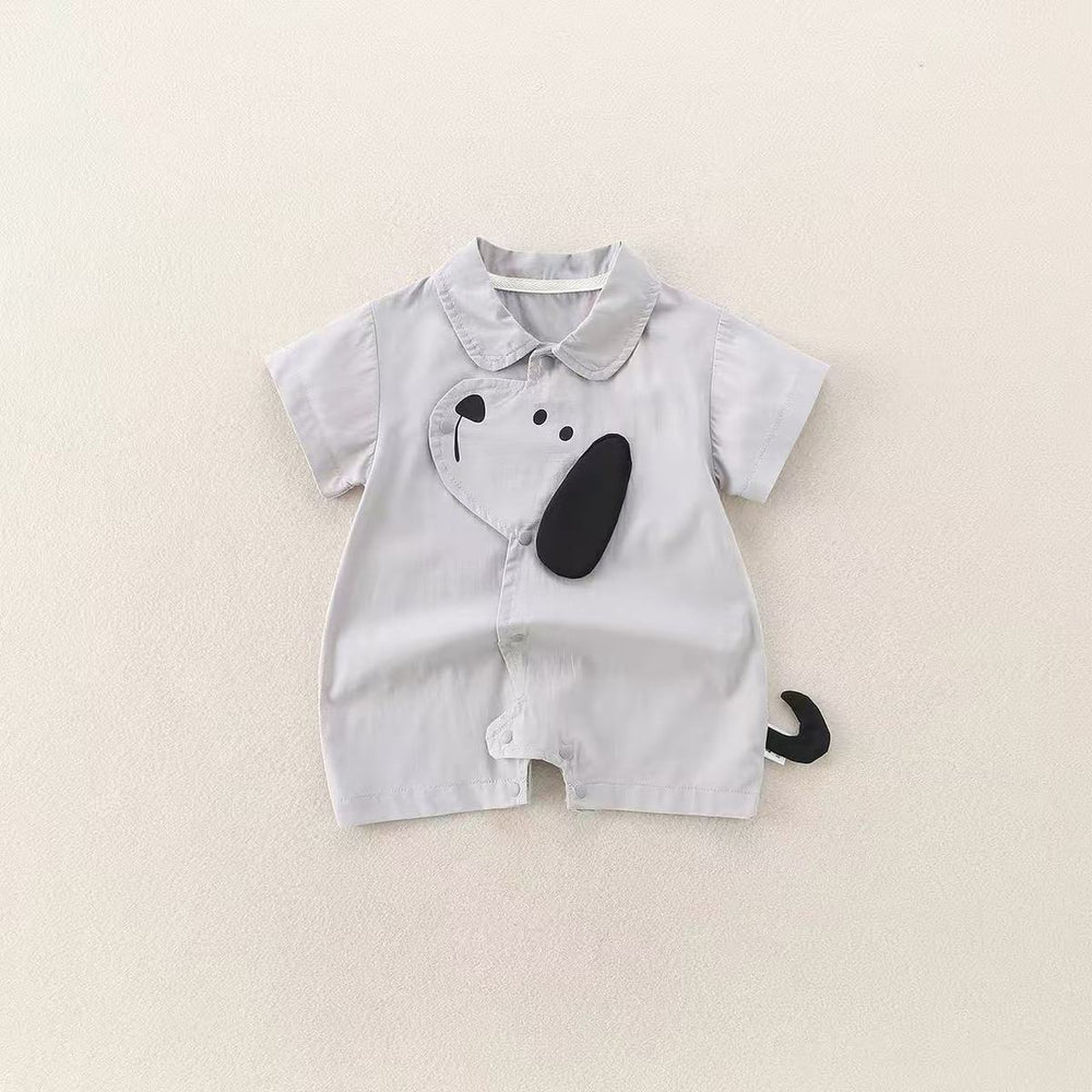 Summer newborn infant lightweight romper baby summer outfit short sleeve baby onesie cartoon super cute outdoor romper