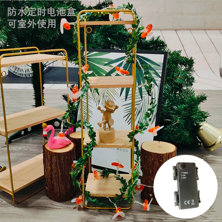 LED bee rattan lights flashing lights string lights gypsy decorative lights ins bedroom room layout romantic night lights