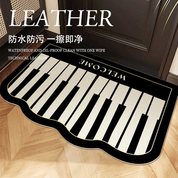 Cream air floor mat, door mat, door mat, door mat, dirt-resistant pvc, wipe-free, door leather carpet cutting